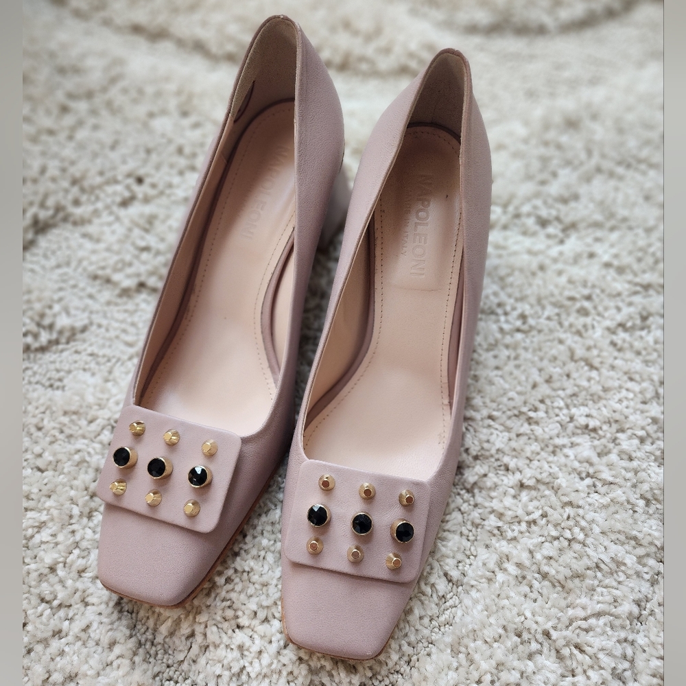 NWOT Napoleoni Italian leather heels